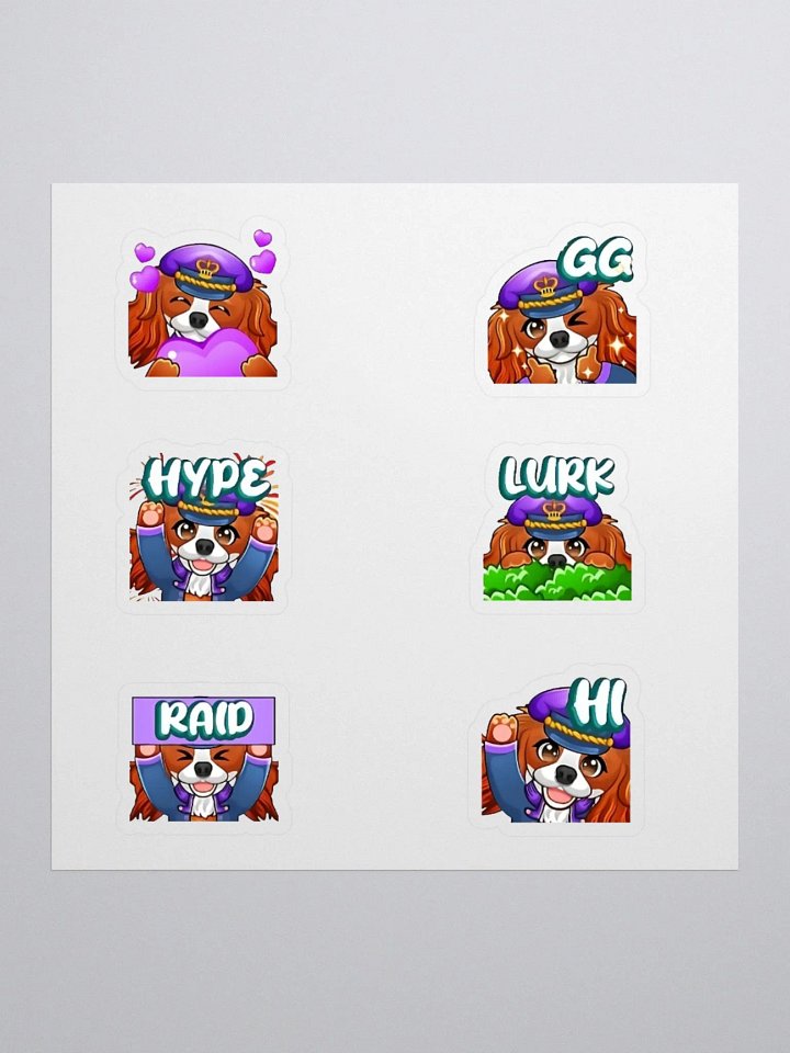 Dog Emote Sticker Set product image (2)
