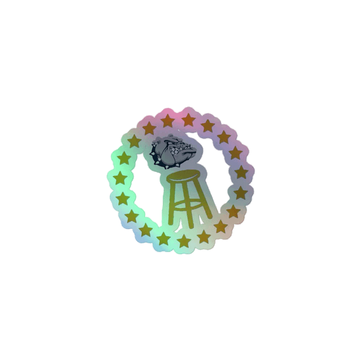 BcBarstoolTV Logo Holographic Sticker product image (1)