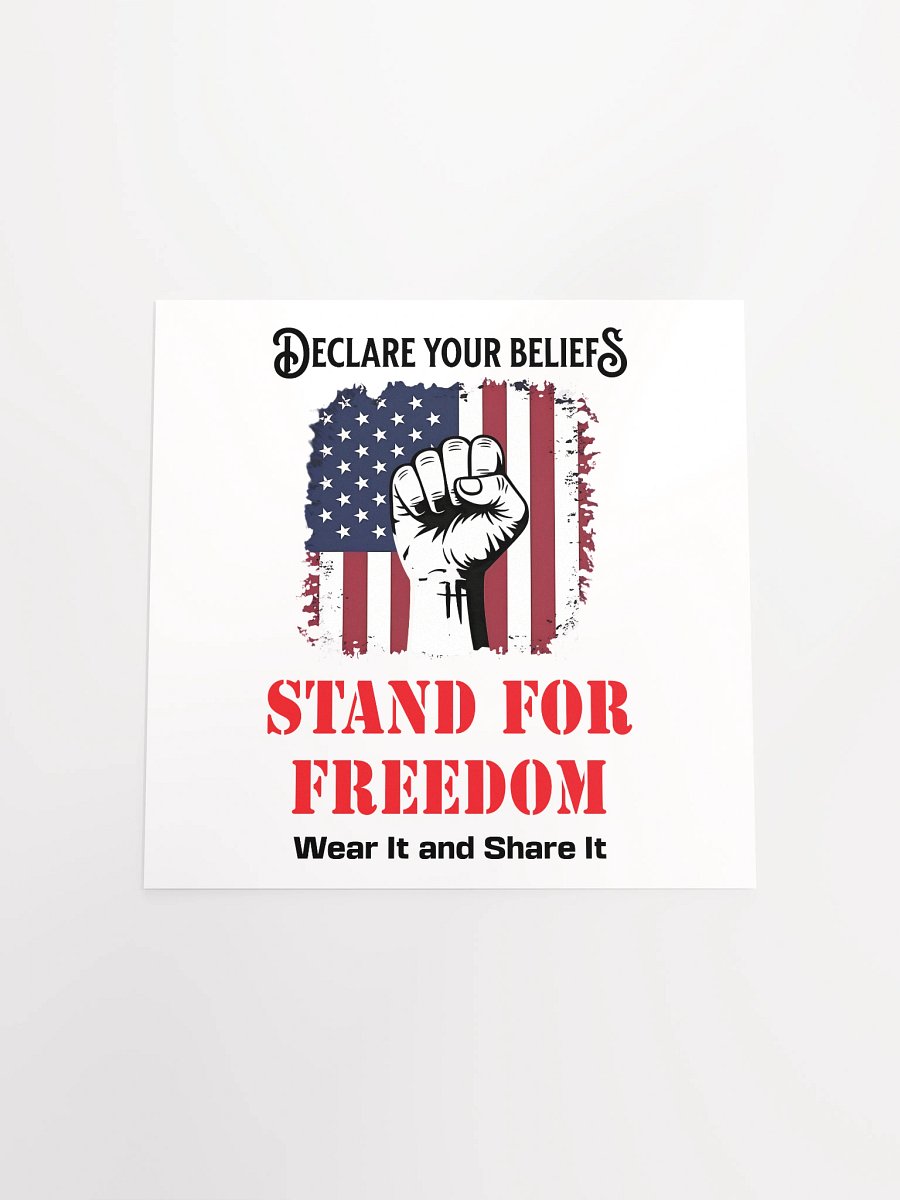 Stand for Freedom: Enhanced Matte Paper Poster (B) product image (4)