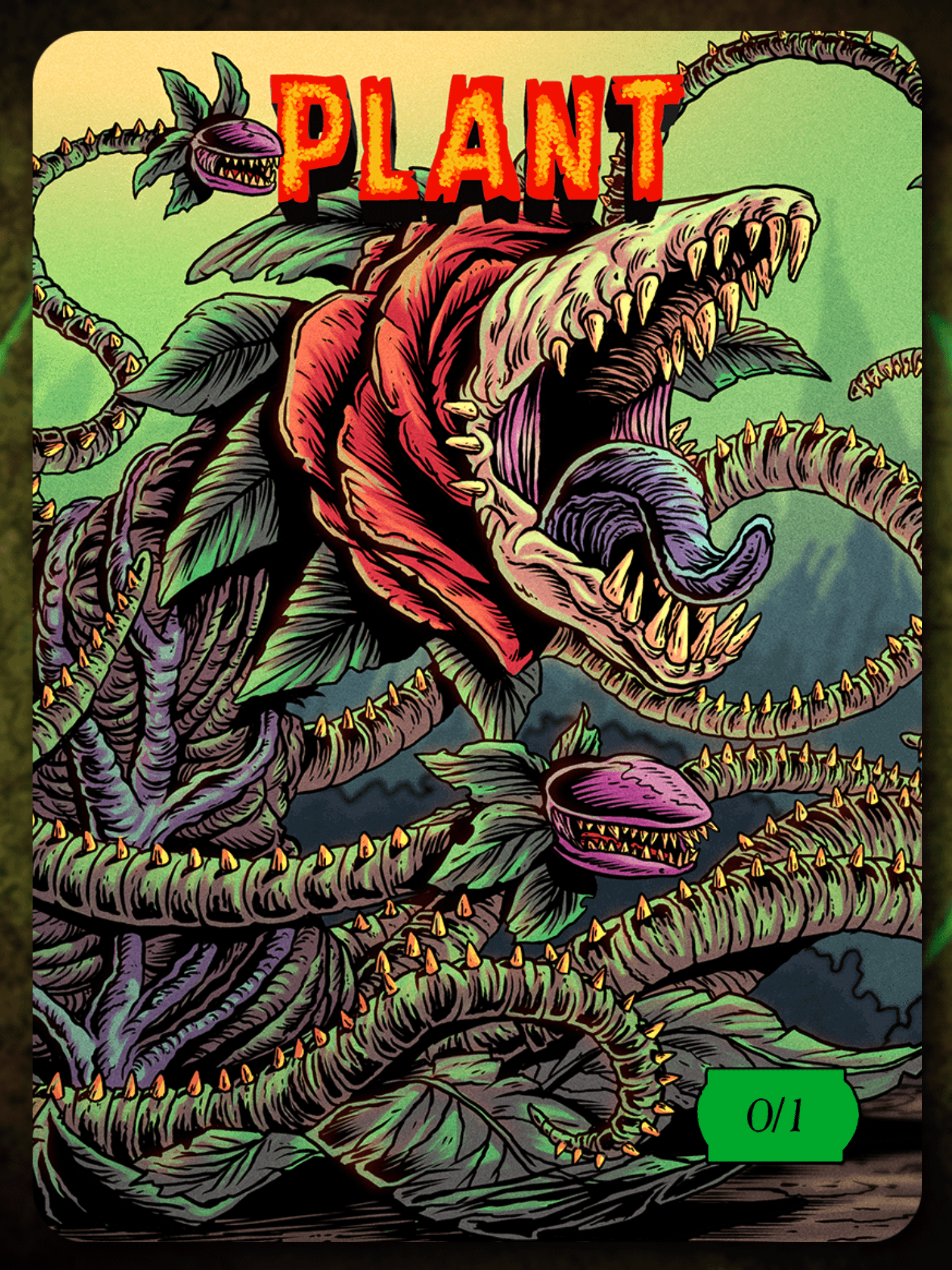 Plant 0/1 Full Art Token product image (1)