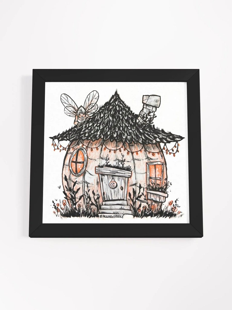 Enchanted Pumpkin House Framed Art Print product image (12)