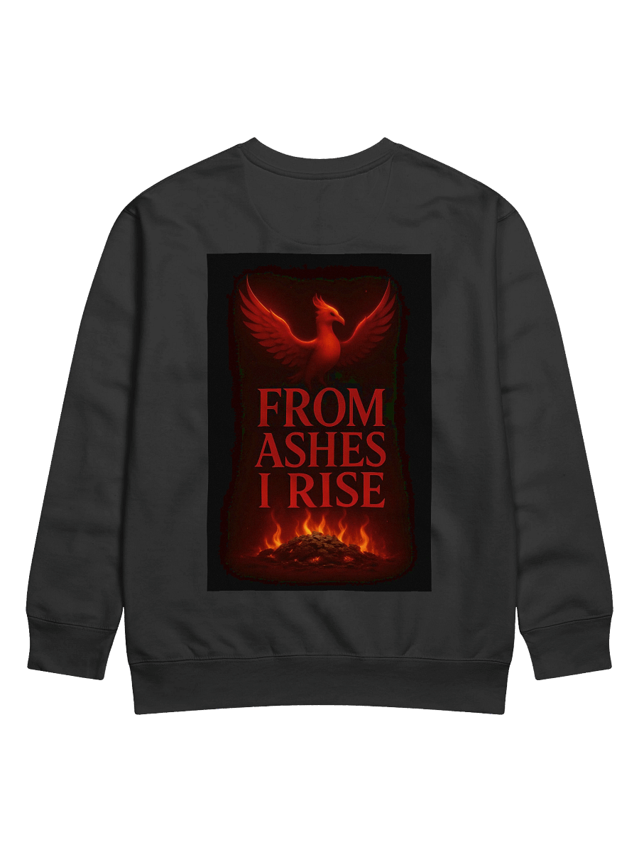 From Ashes I Rise - Premium Unisex Sweatshirt (Cotton Heritage – Modern Fit) product image (4)