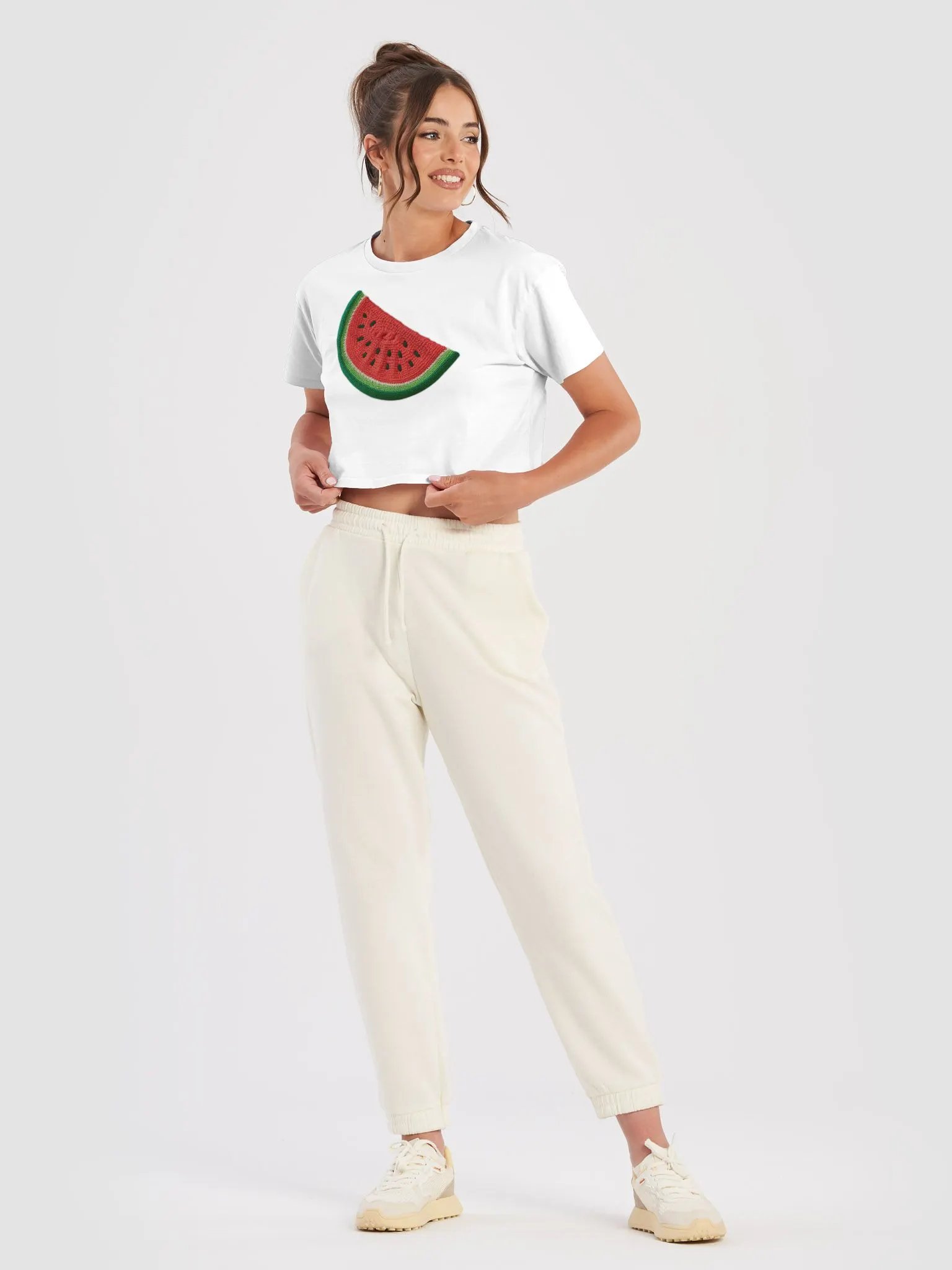 CozyAvocado Women's Premium Watermelon Crop Top #8 product image (33)