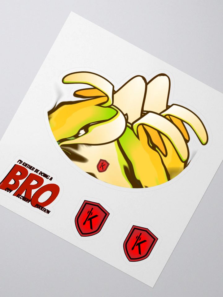 Big Banana Mountain BRO Stickers product image (5)