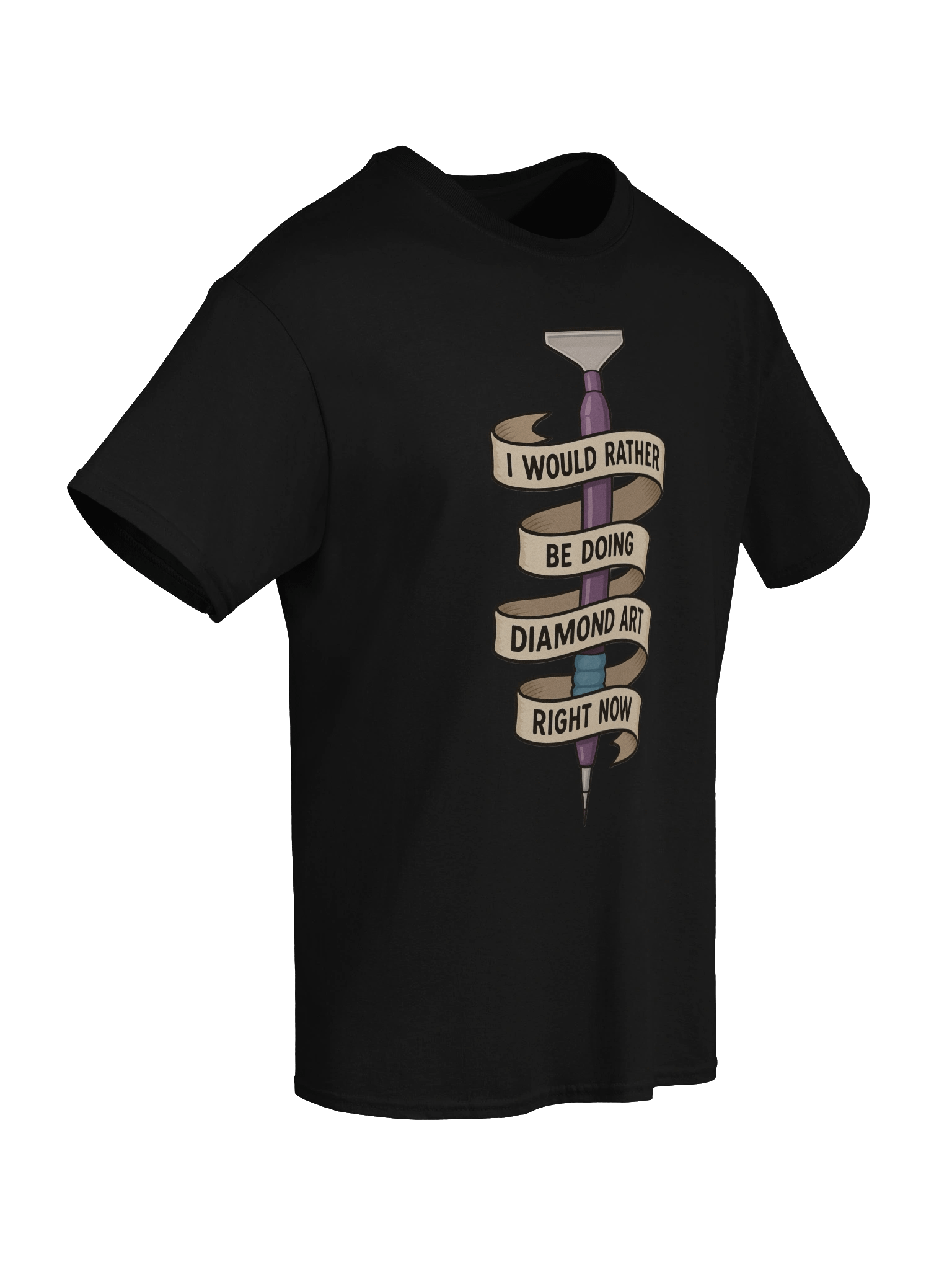 I would rather be doing diamond art It-shirt product image (8)