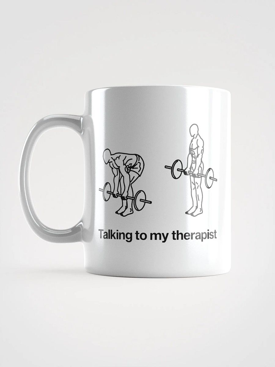 talking to my therapist (deadlift) mug - 100% ceramic product image (7)