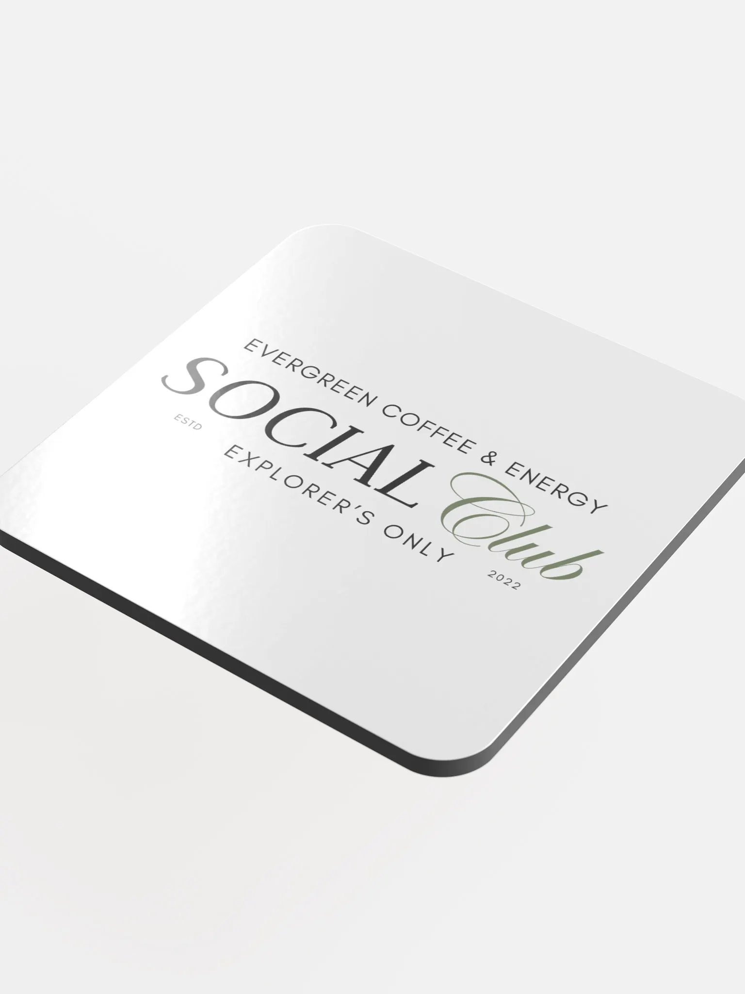 Social Club Cork Coaster | Sip Society product image (3)