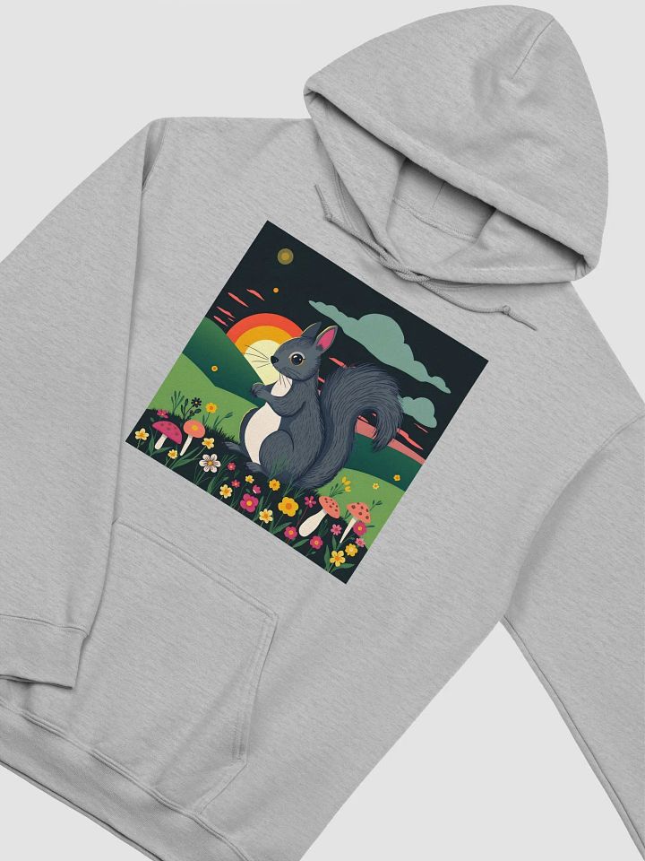 Whimsical Sunset Squirrel Hoodie product image (2)