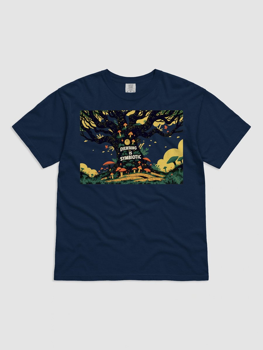 Symbiotic Nature - Tree & Mushroom Ecosystem Heavyweight T-Shirt product image (4)