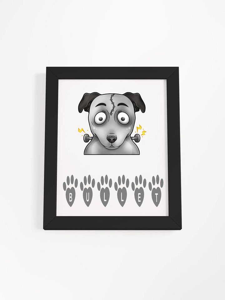 Bullet Emote - Framed High-Quality Matte Poster (in) product image (1)