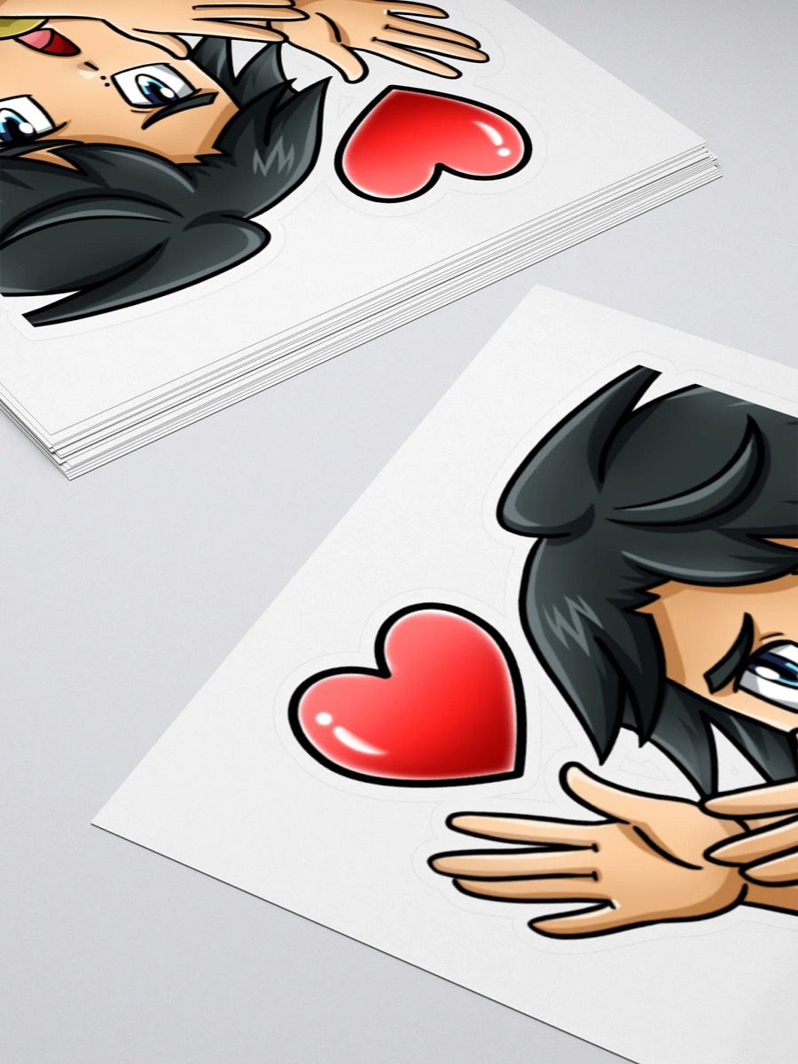 Grizexia Heart Emote Sticker product image (4)