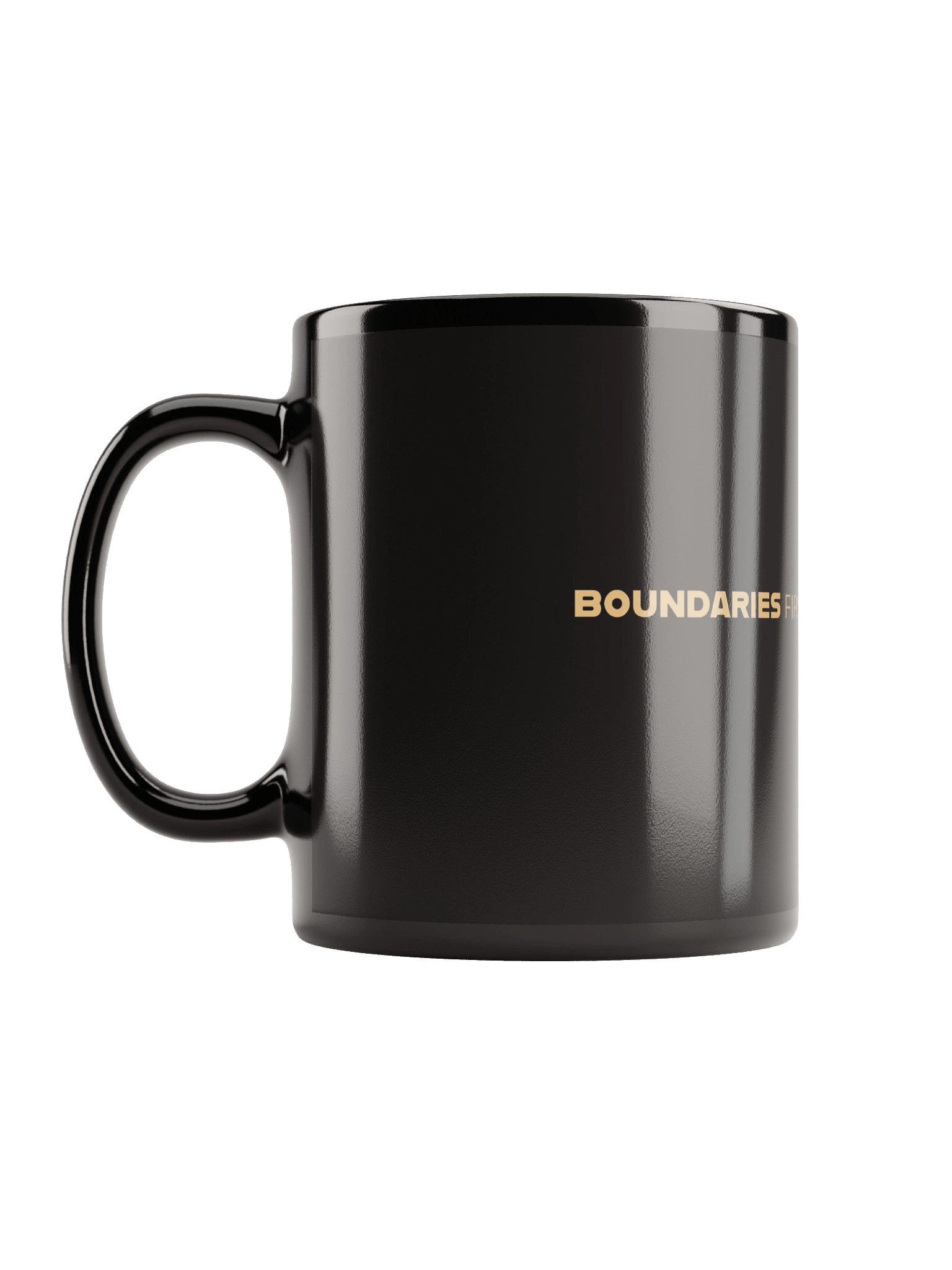 Soully Mine- GOLD PRINT Boundaries First. Love & Joy Always Mug product image (6)