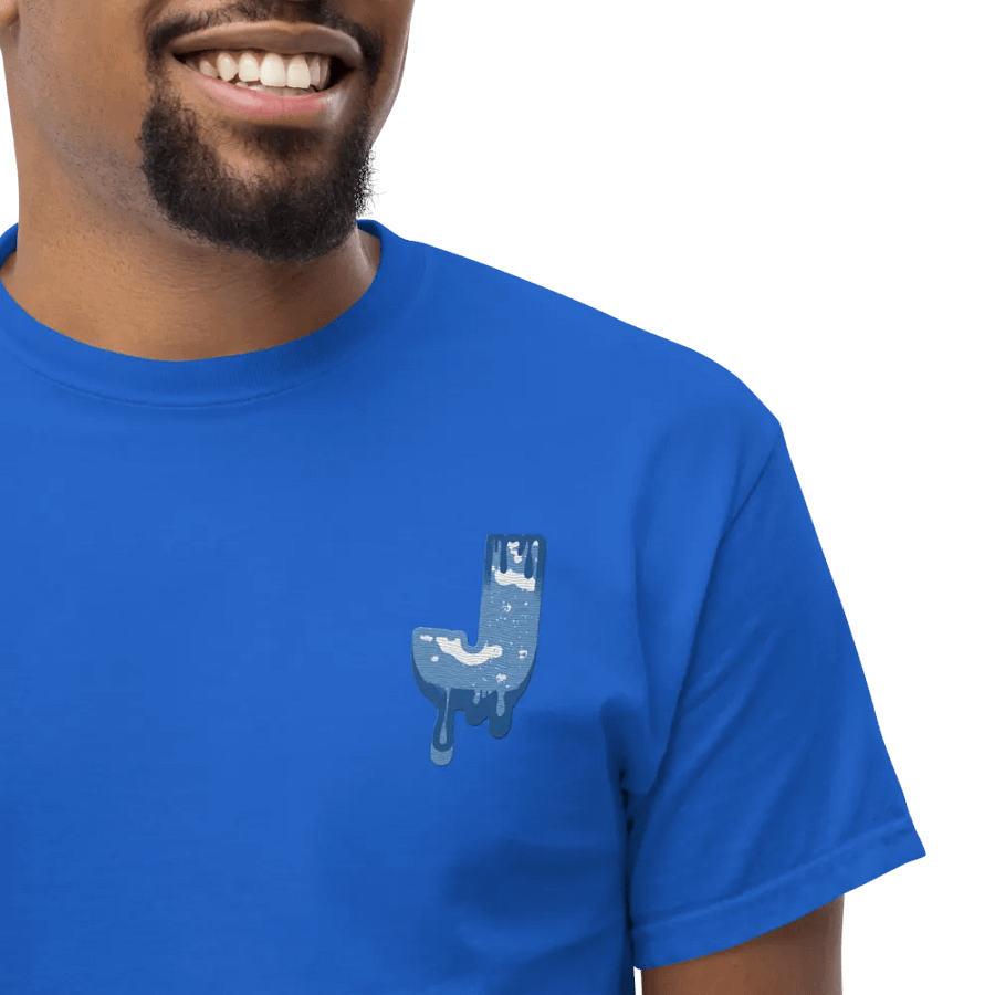 Premium Blue Melting J T-Shirt product image (3)