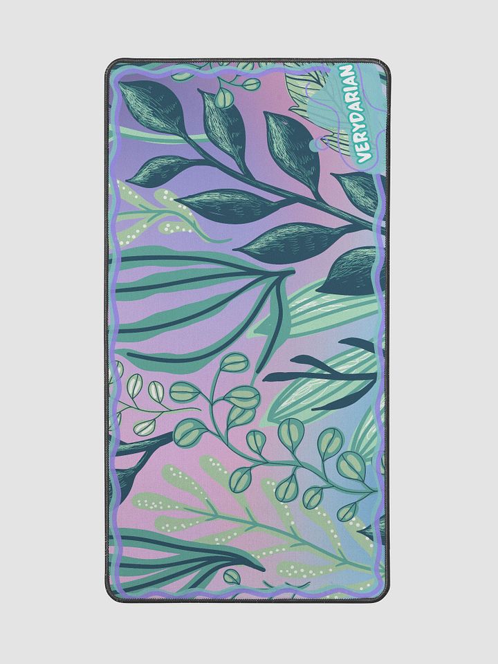 🌱VeryDarian Gradient Plant Desk Mat **WITH BORDER**🌱 product image (2)