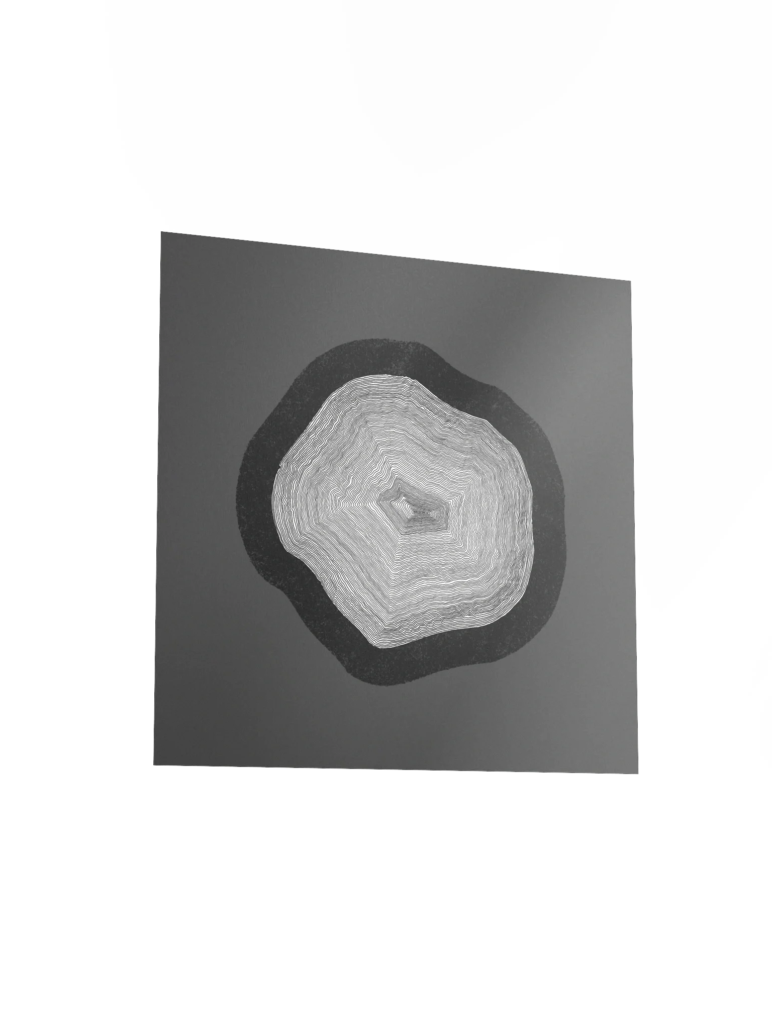 "Layers upon Layers" - Minimalist Poster (Wall Art) - Soft Black product image (3)