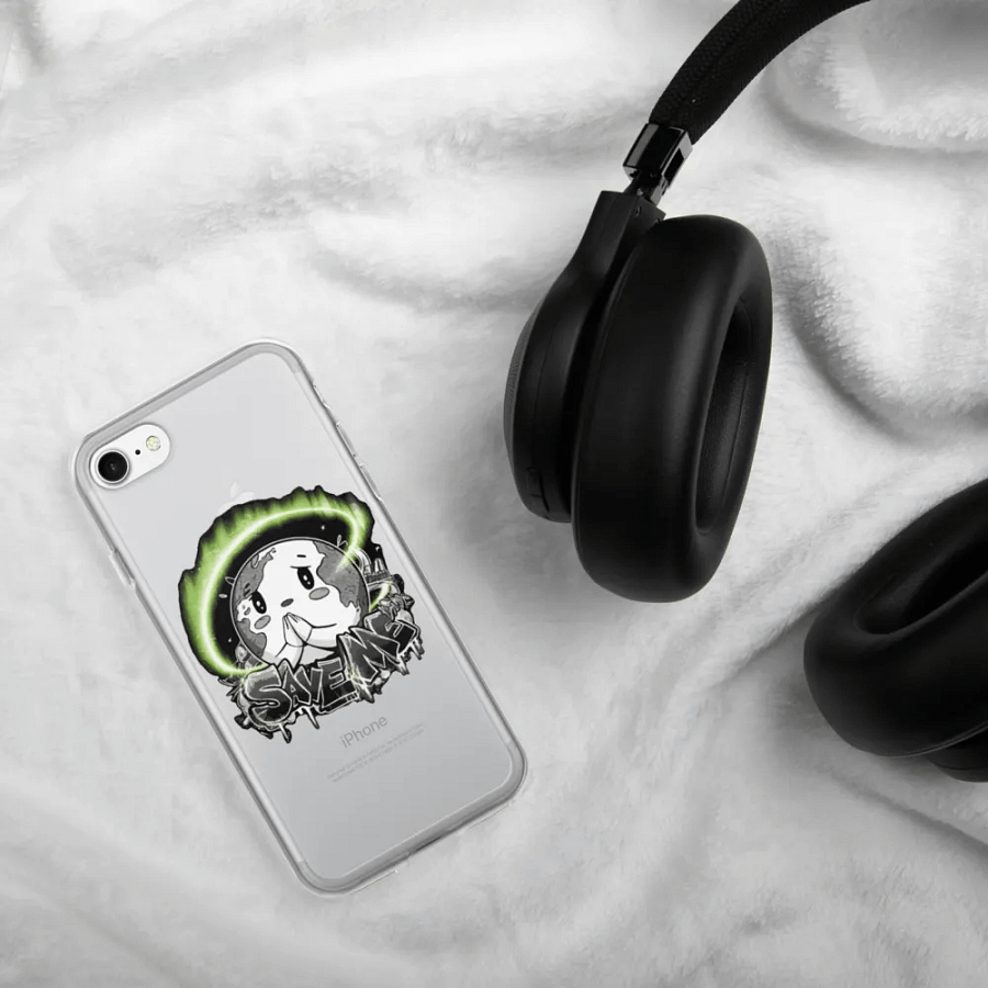 Save Me Clear iPhone® Case | Protect Your Phone & the Planet product image (1)