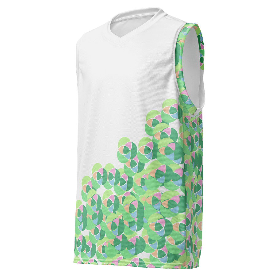 O2G All-Over Print Recycled Basketball Jersey — Signal in Motion product image (1)