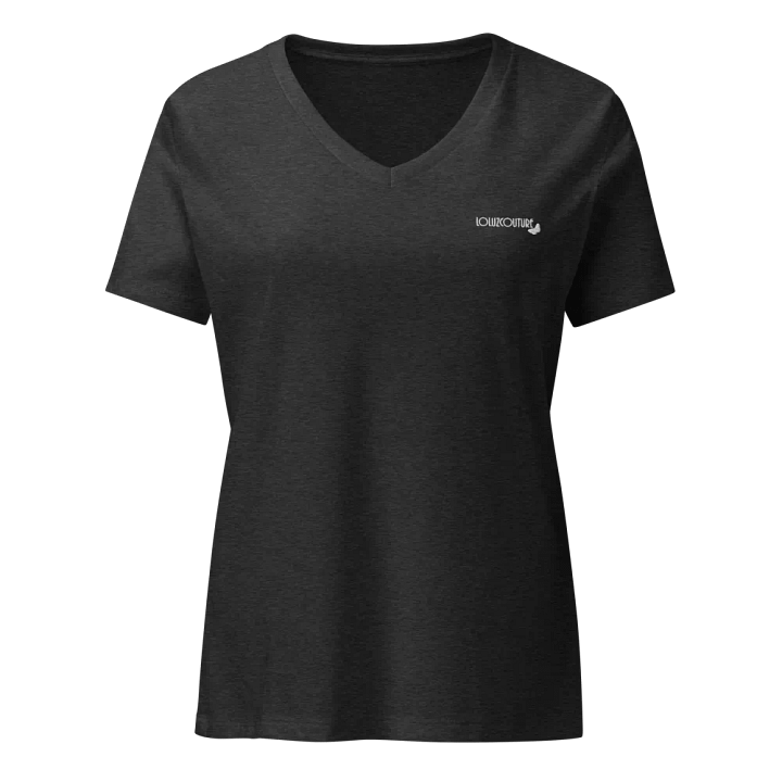 LoluzCouture Embroidered Women's Comfort V-Neck Tee product image (1)
