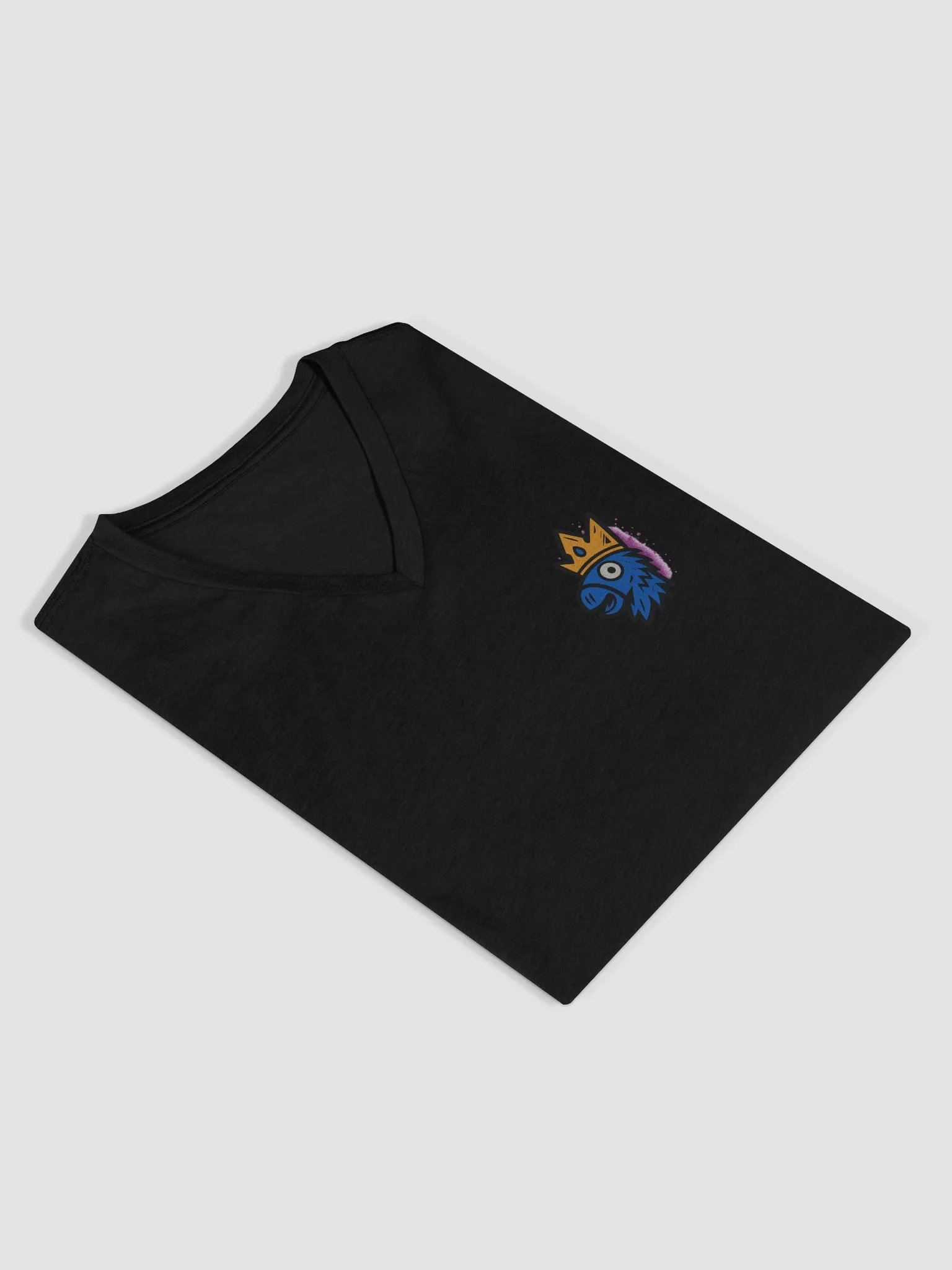 Outplayed Women’s V-Neck Tee – Clean Badge / Back Blas product image (52)