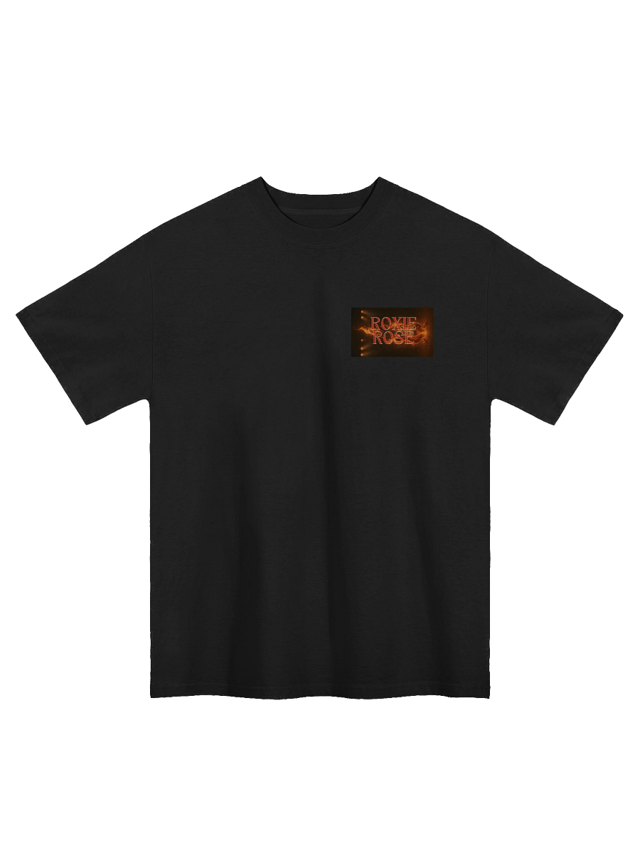 Roxie Rose Flaming Rockstar Oversized Tee product image (1)
