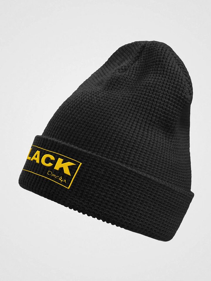 Black By Omega - Yellow | Waffle Beanie product image (2)