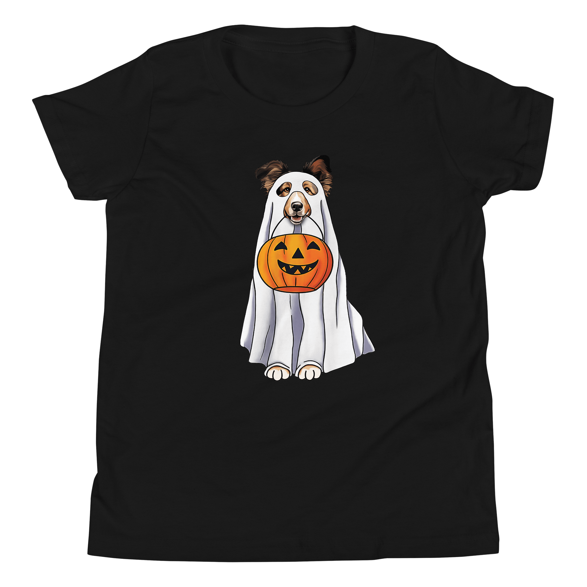 Halloween Shetland Sheepdog Youth T-Shirt product image (5)