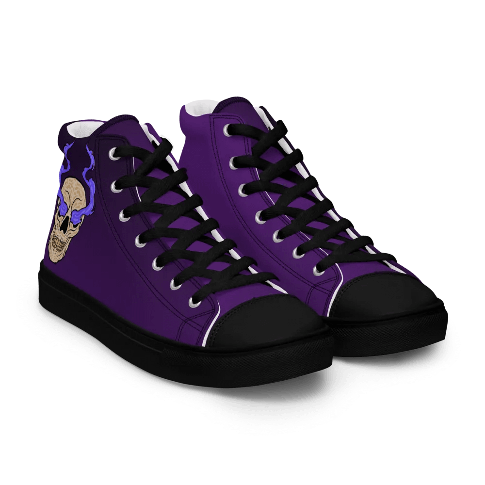 Men's Ethereal Flame Skull High Tops product image (8)