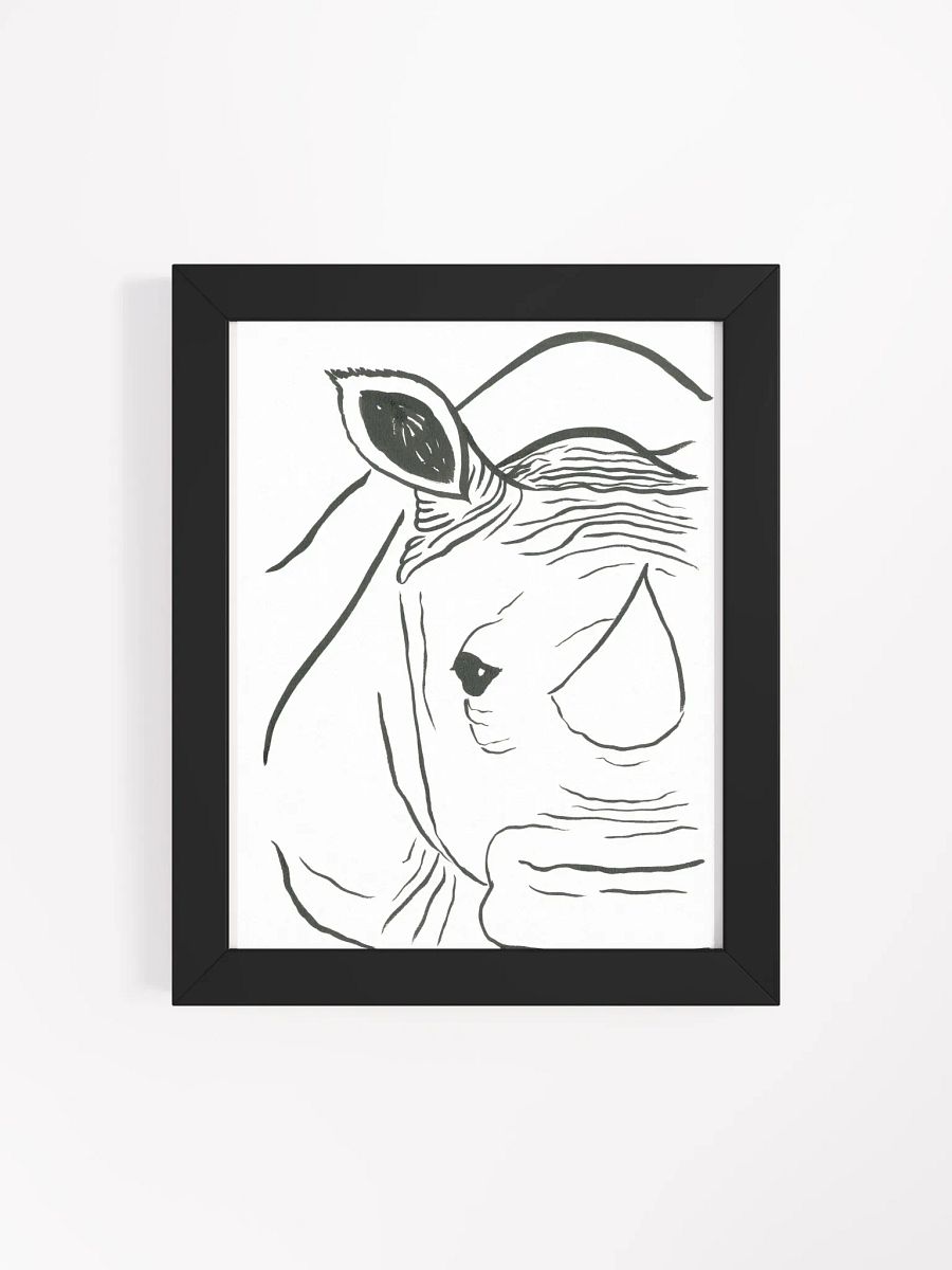 Face Of A Rhino Framed Print product image (11)