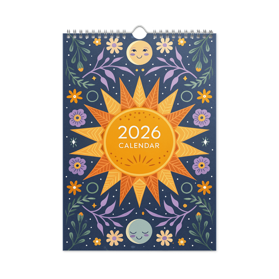 FOLK ART WALL CALENDAR 2026 product image (3)