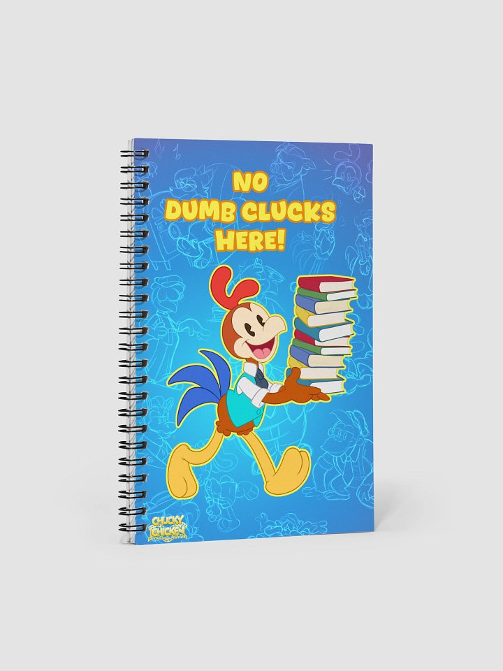 No Dumb Clucks Spiral Notebook product image (1)