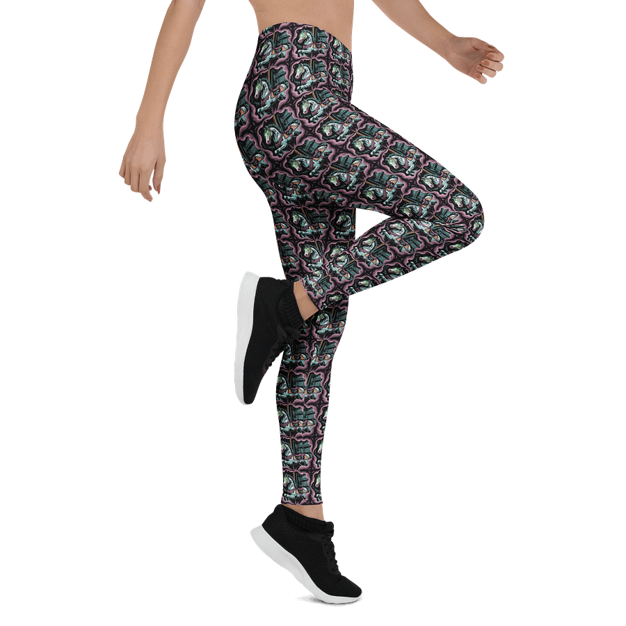 Midnight Veil Designs Enchanted Unicorn Gothic Fantasy Women's All-Over Print Leggings (XS-XL) product image (7)