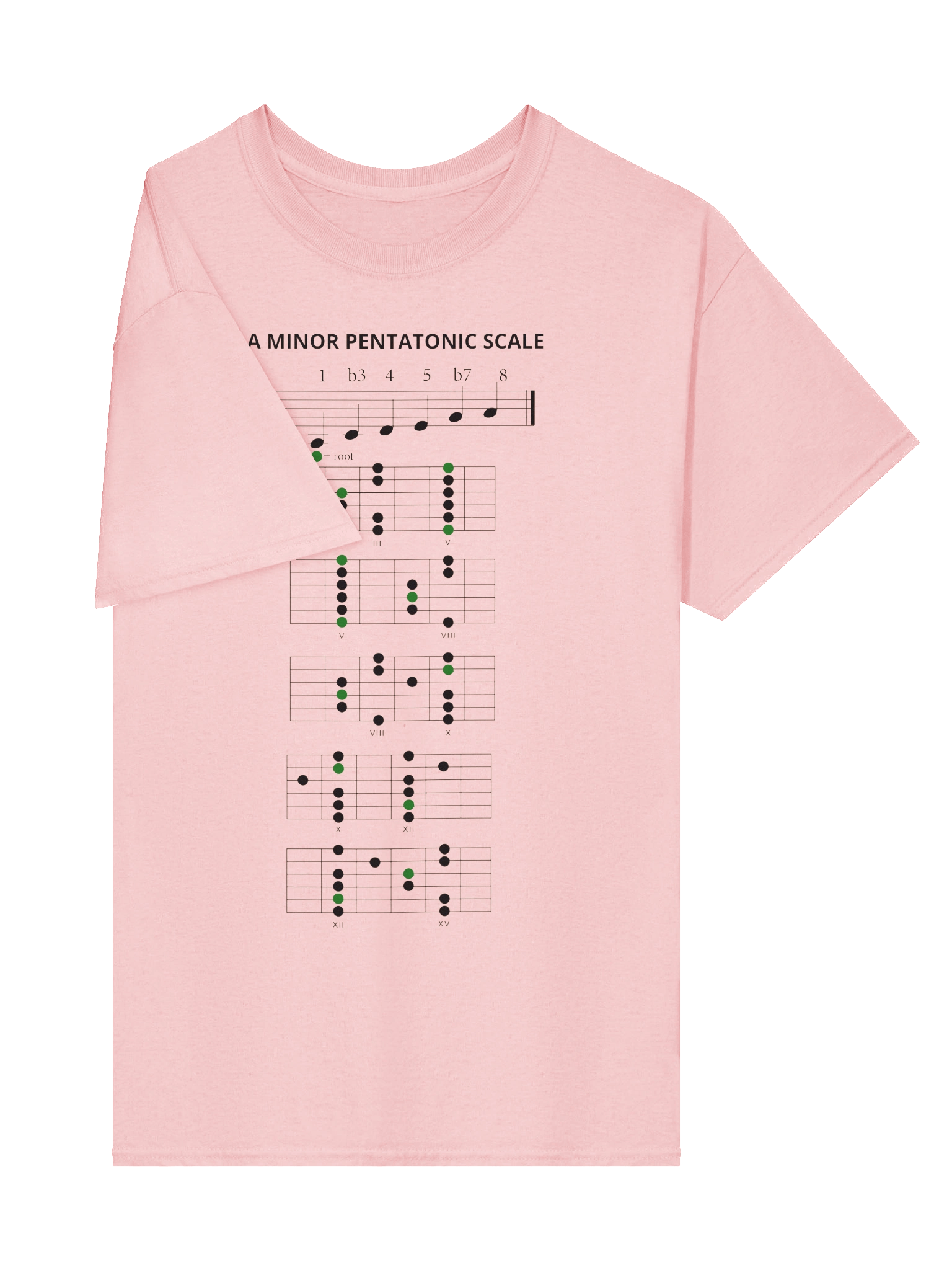 NEW!!! Pentatonic T-Shirt (PINK, WHITE & YELLOW) product image (3)