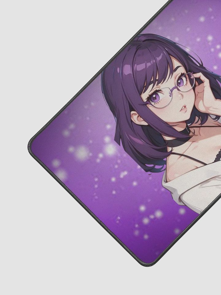 (Purple WAIFU) K Desk Mat 12" x 18" product image (2)