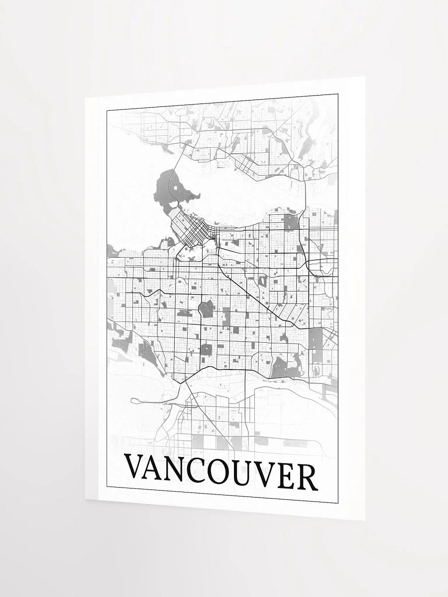 Vancouver, Canada, city map print product image (9)