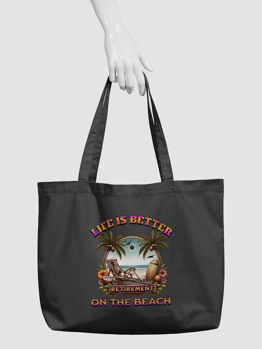 Life Is Better On The Beach Retirement Tropical Tote Bag product image (3)