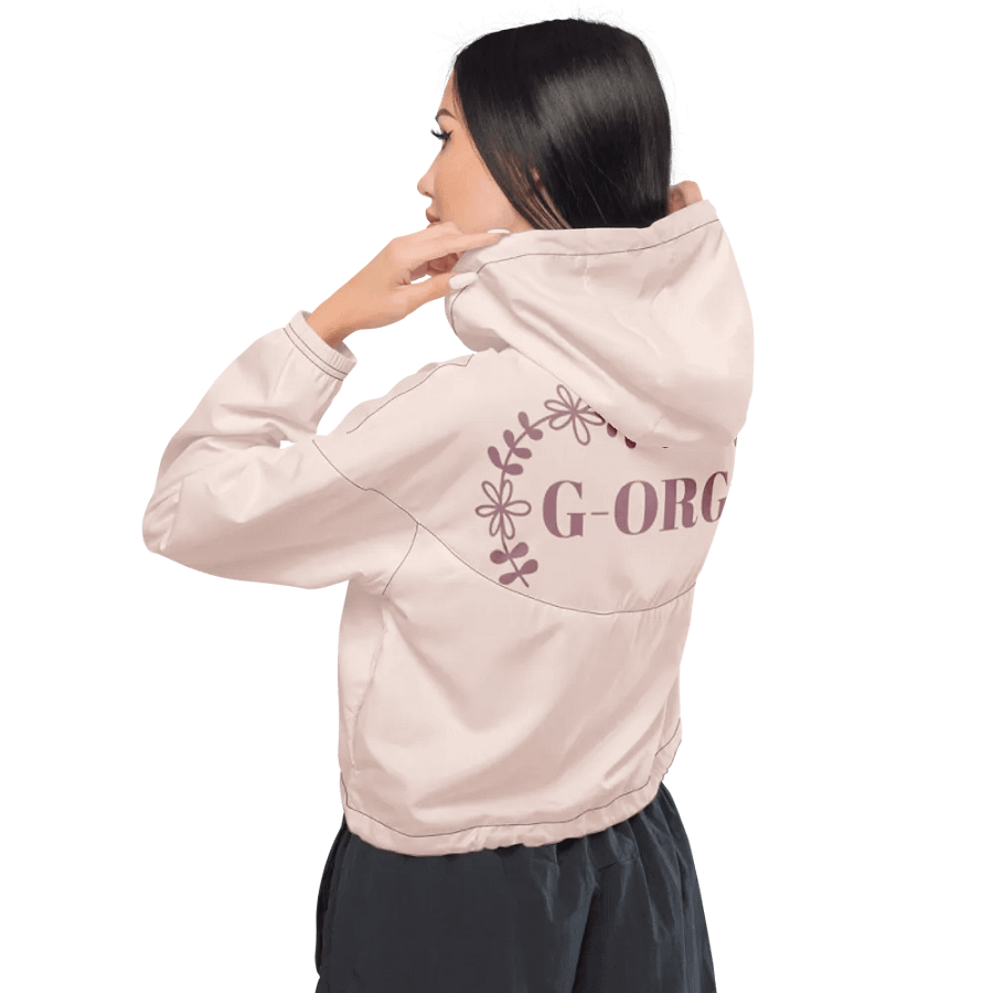 G-ORGEOUS Floral Elegance Cropped Windbreaker product image (3)