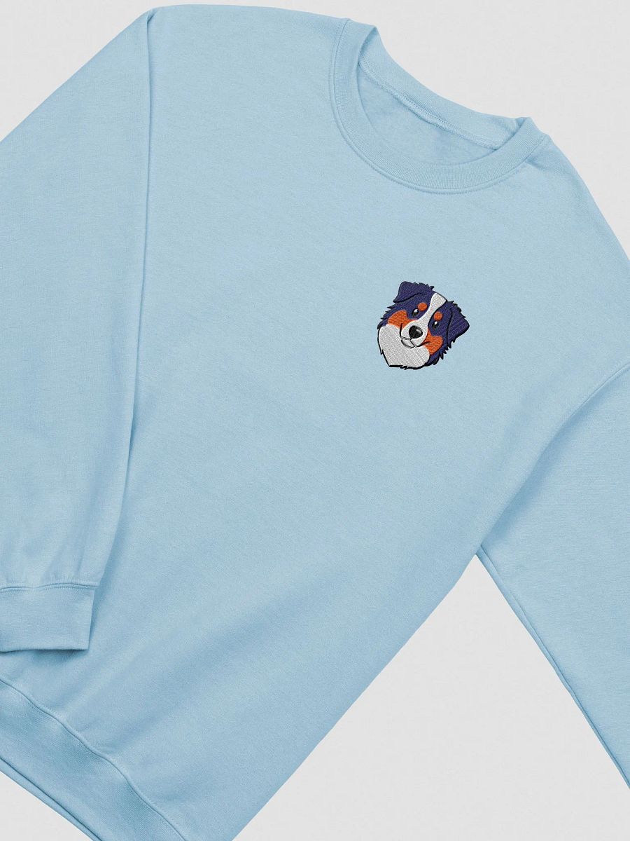 Stylized Australian Shepherd Dog Face Sweatshirt product image (6)