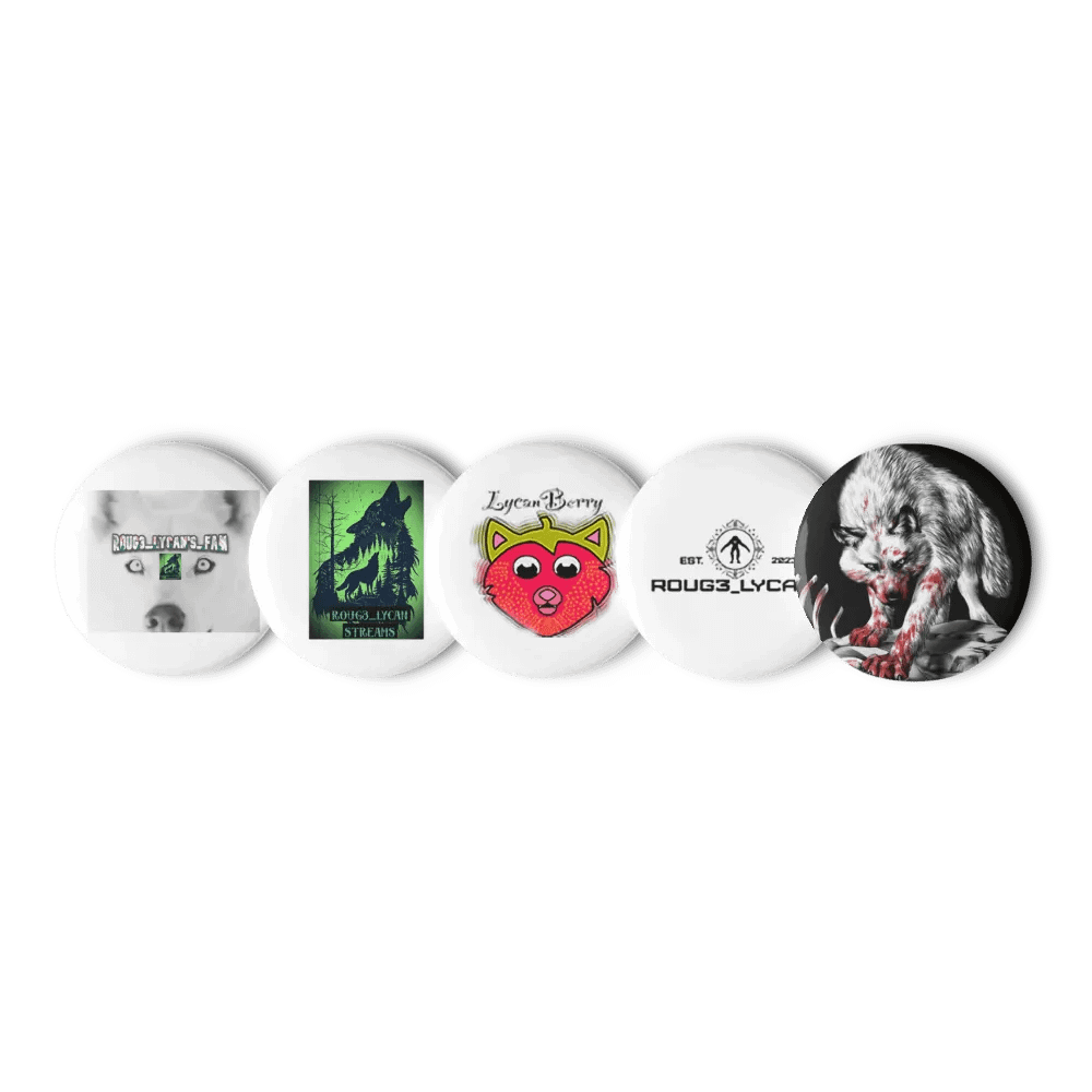 Roug3_lycan wolf Pin Badges product image (9)