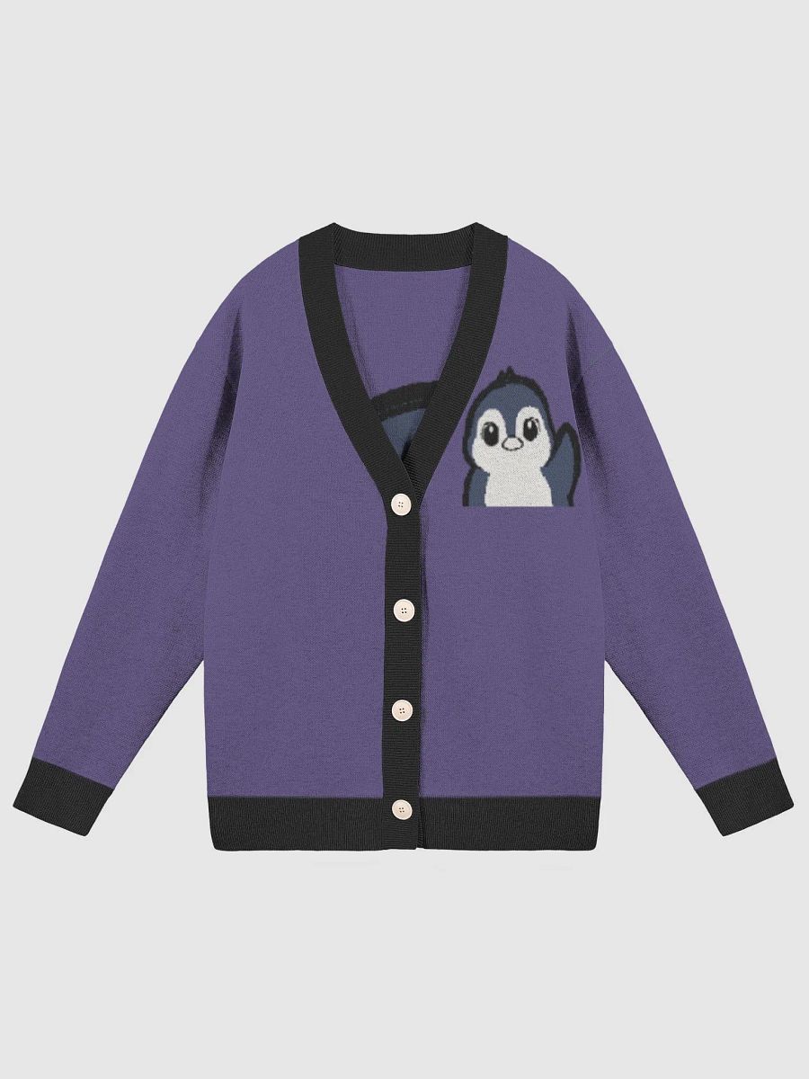 Hello Friend Cardigan Purple product image (1)