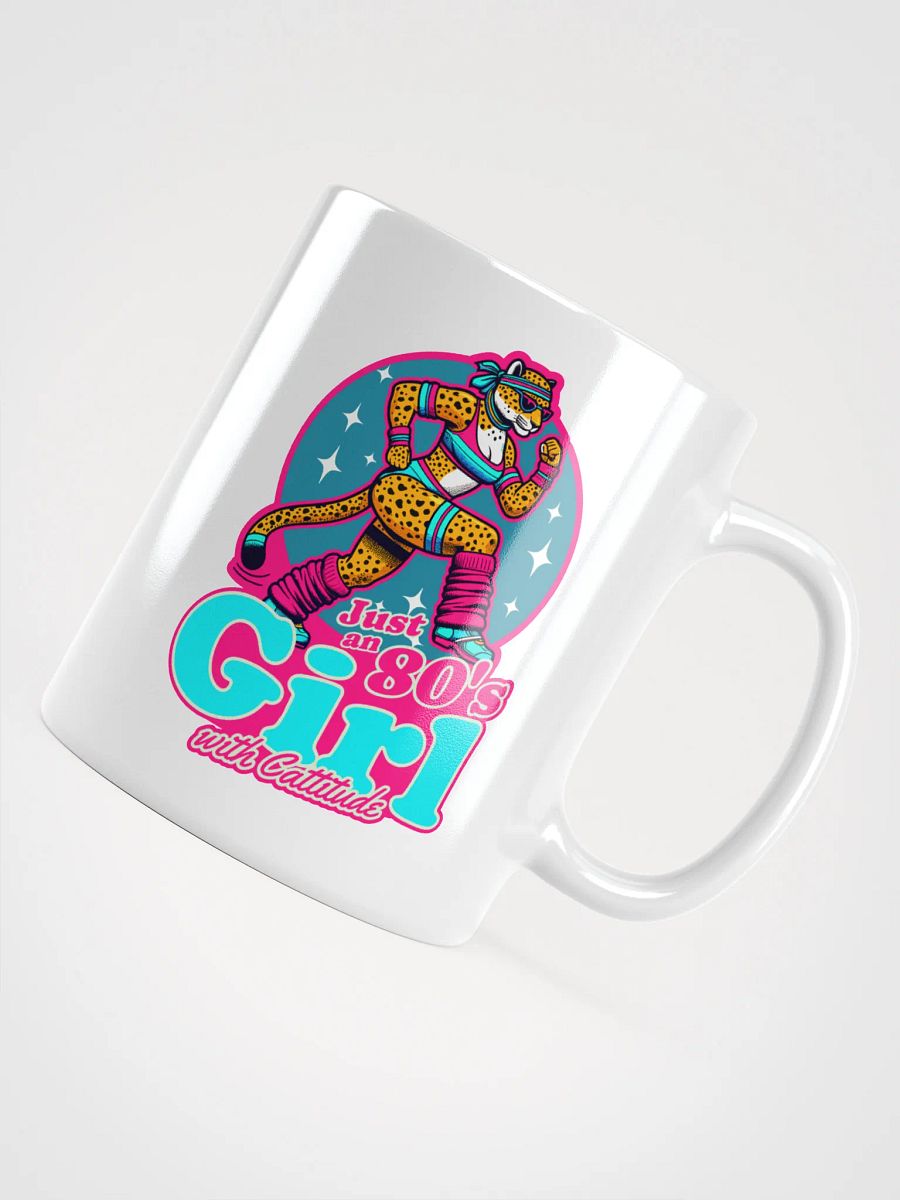 Just an 80’s Girl with Cattitude mug product image (4)