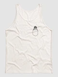 Pipping the Playful Penguin | Pocket Companion | Unisex Tank Top | Always Remember to Embrace Joy product image (2)