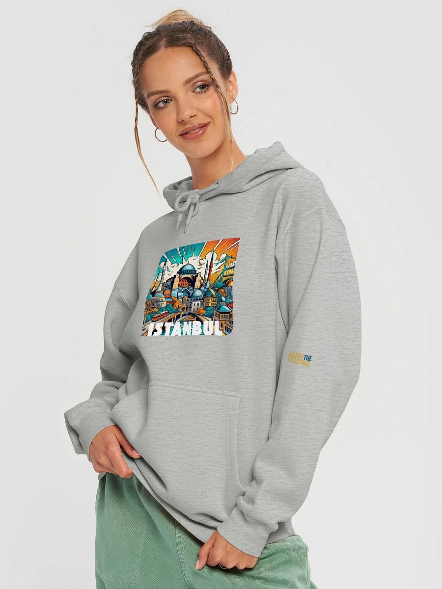 Golden Vacations Unisex Hoodie | Ai Design Istanbul city product image (3)