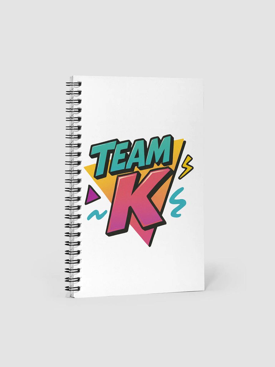 Team K 1990's Spiral Notebook product image (1)