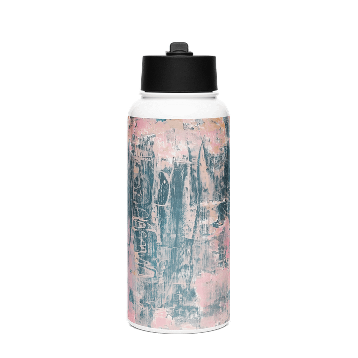 "Recovery 2019" Water Bottle With Screw Top And Straw product image (1)