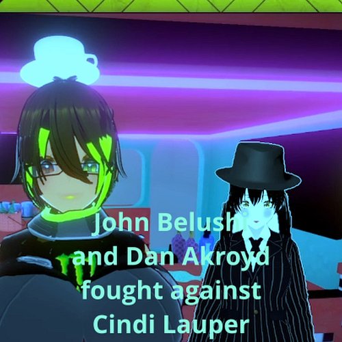 The Blues Bros. once fought against Lauper on behalf of Arethra Franklin