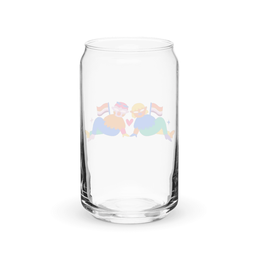 Lesbian Love Flags Glass product image (6)