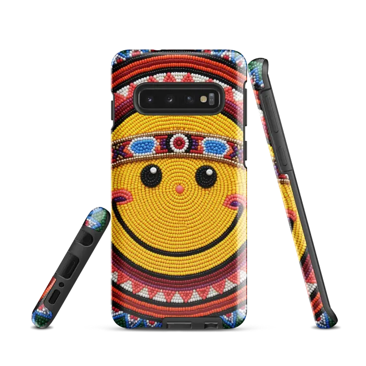 Smiley Face Faux-beaded Tough Case product image (1)