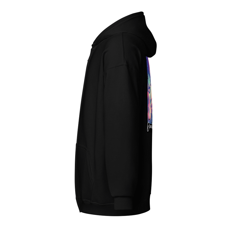 Singer From Kazakhstan Zippered Gildan Unisex Hoodie product image (4)