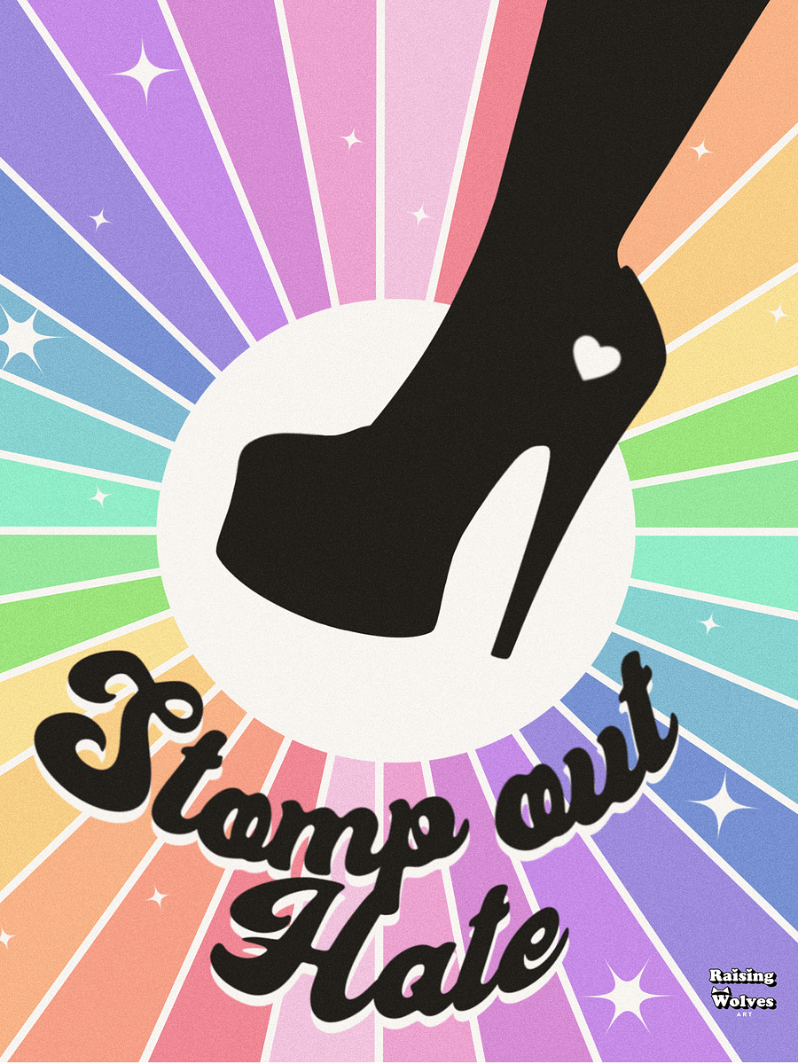 Stomp Out Hate Print product image (1)
