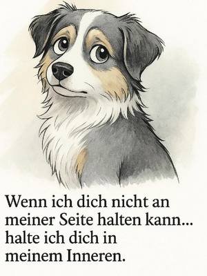 „Manchmal schaut Lumo einfach in den Himmel, als würde er fragen:  ‘Wohin bist du geflogen?’ Der Regen fällt sanft, kleine Vögel tanzen über ihm – und doch liegt ein Stück Hoffnung in seinem Blick. 🌧️✨ #trauerverarbeitung #tiererinnerungen #regenbogenbrücke #fyp #sadstory🥀😥 #emotionalevideos #hundeliebe #doglover #haustiervermissen